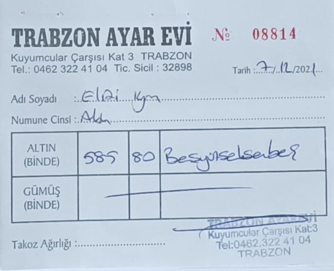 İNCİ KUYUMCULUK - TEKİRDAĞ